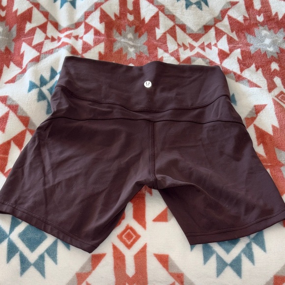 lululemon athletica Dark Brown Bike Shorts - Picture 3 of 4